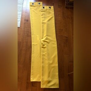 Vibrant Yellow Curtains (2 panels)